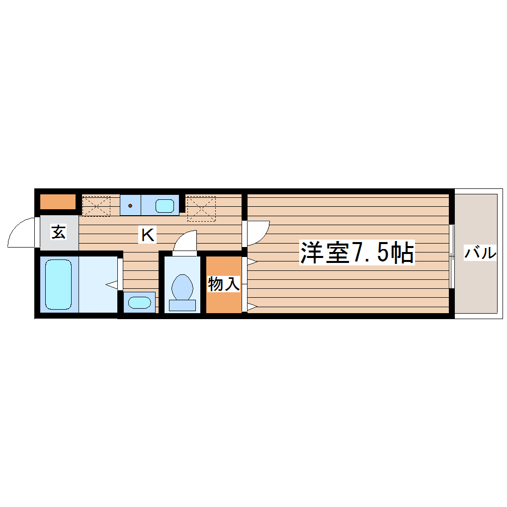 メゾンパークみずほ台の間取り