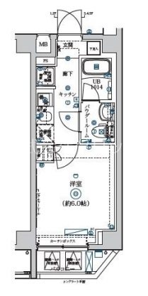 スクエアシティ鶴見リバーサイドの間取り