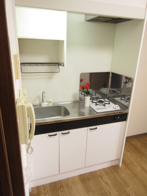 キッチン　1口ガスコンロあり