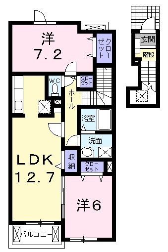 サンライズ・ヴィラ　Iの間取り