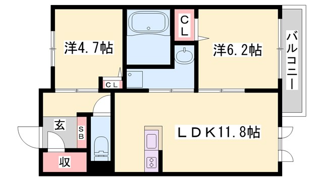 フェリーチェの間取り