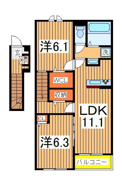 パルムIIの間取り