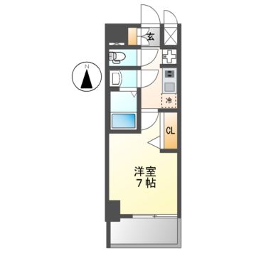 エステムコート名古屋グロースの間取り