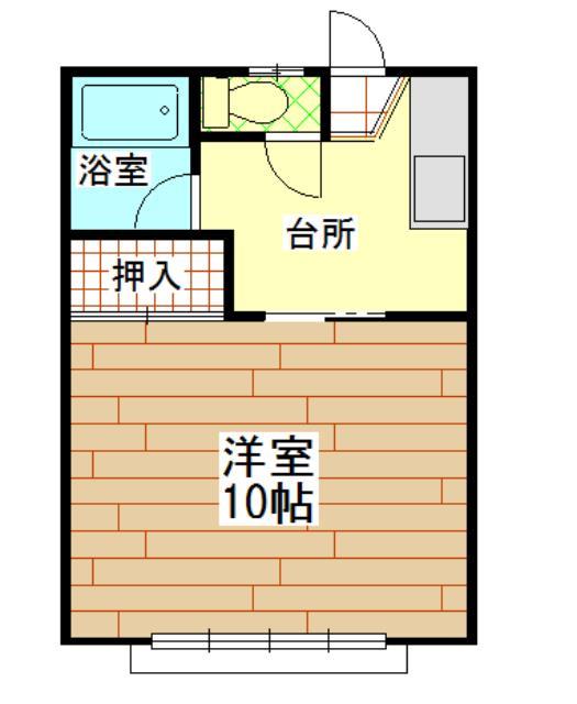 ハイツイーハトーブIIの間取り