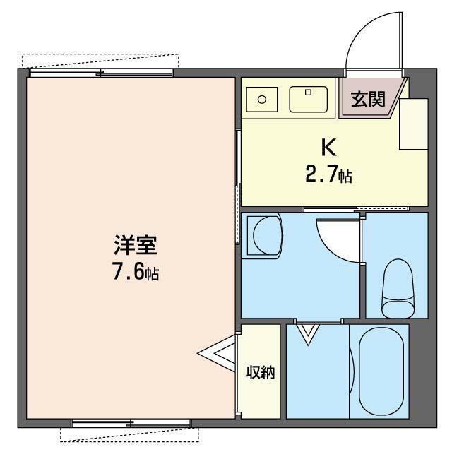 シャーメゾンMの間取り