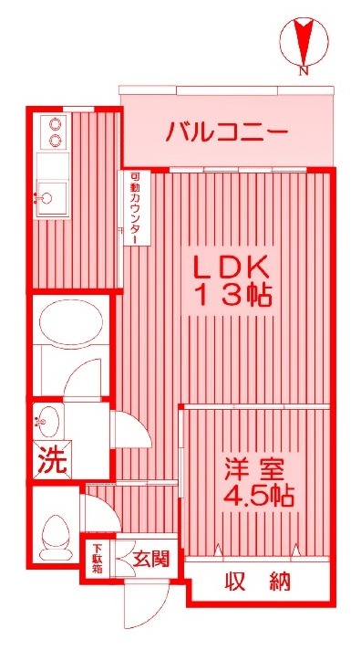 プリティ双葉の間取り