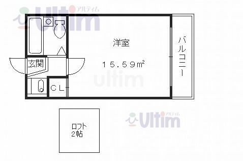 モナ十条の間取り