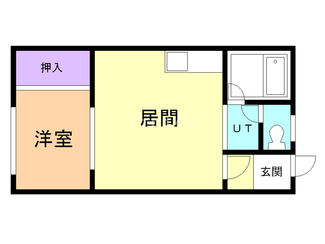 ライフほくもん15の間取り