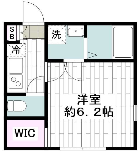 横須賀市鷹取のアパートの間取り