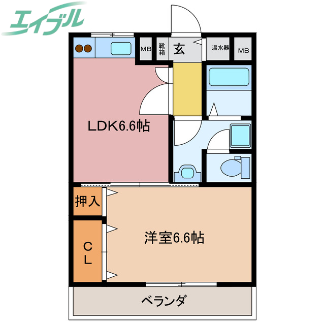 ラフィネ志摩の間取り