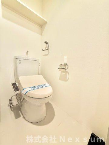 トイレ　ゆったりとした空間のトイレです