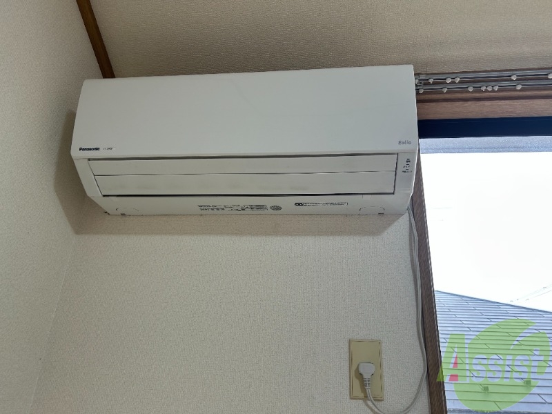 その他設備　エアコンが設置してありますので、寒暖対策もばっちり。