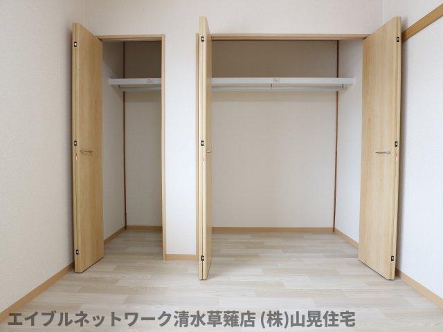 収納　十分な収納スペースがあります