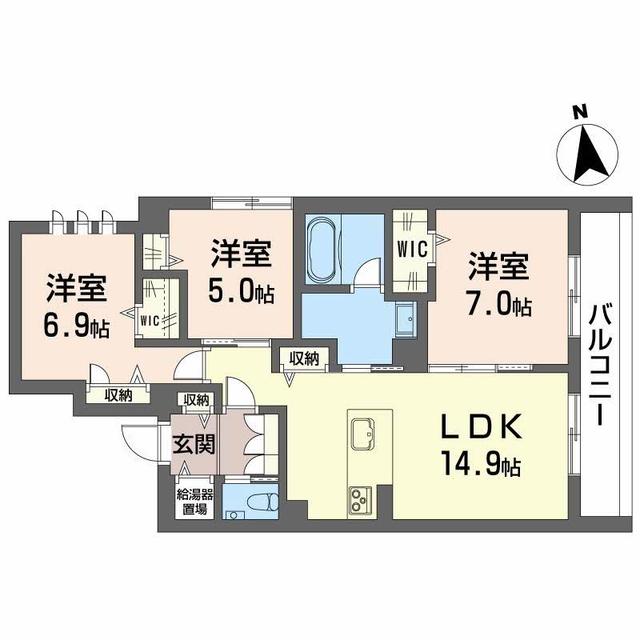 ポルターナIの間取り