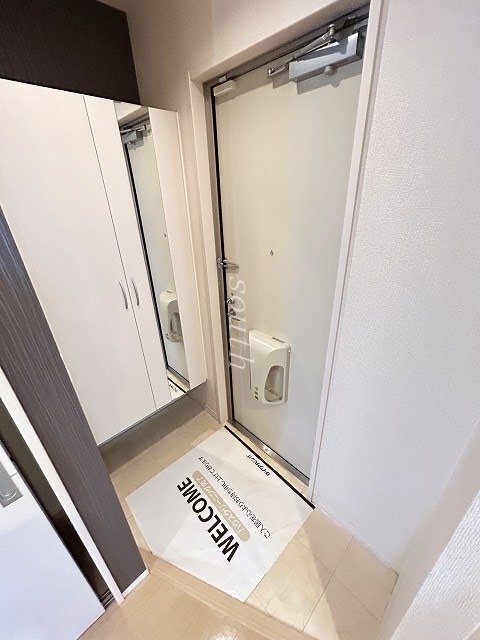 玄関　シューズＢＯＸ付きの玄関