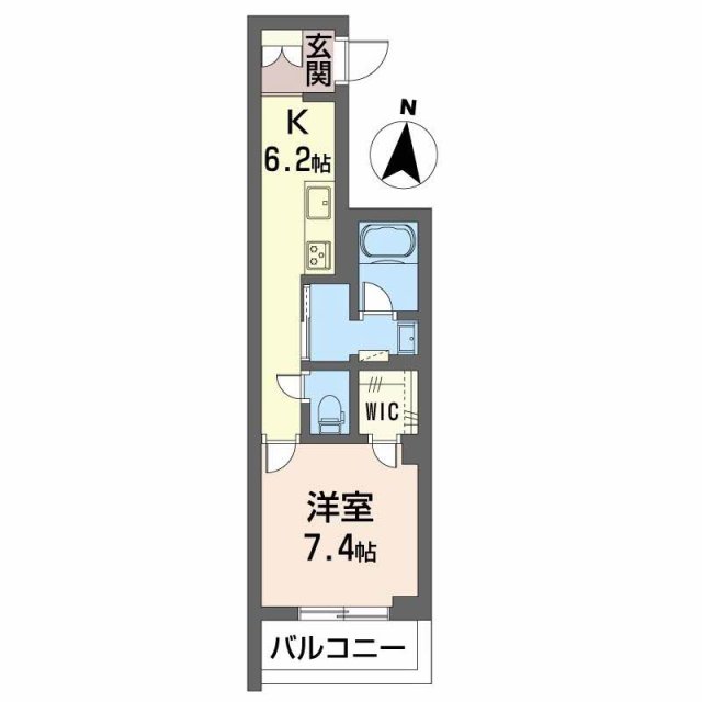 シャーメゾン九品寺の間取り