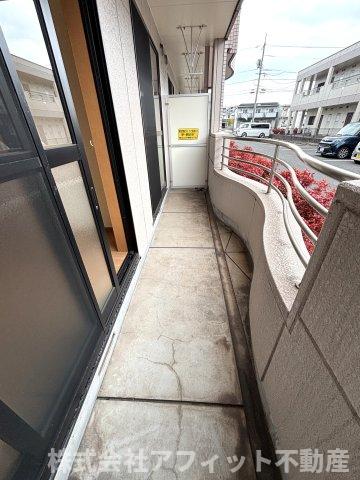 バルコニー　南西向き