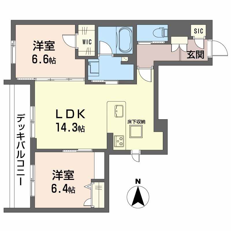 シャーメゾン やすらぎの間取り写真