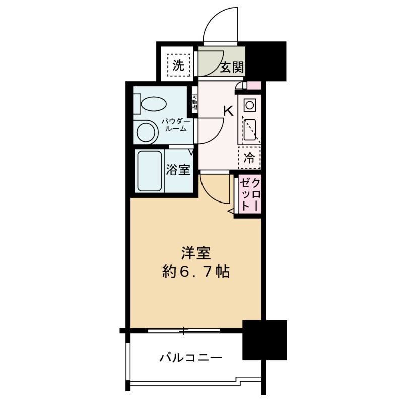 レジュールアッシュ梅田ネクスの間取り写真