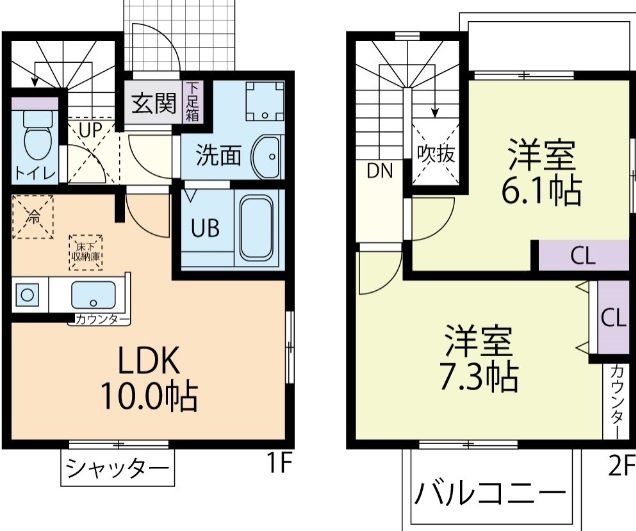 Villa　Sieger(ヴィラ　ジーガー)　Bの間取り
