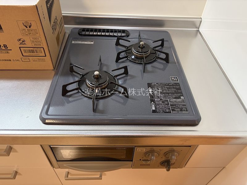 その他　2口ガスシステムキッチン♪