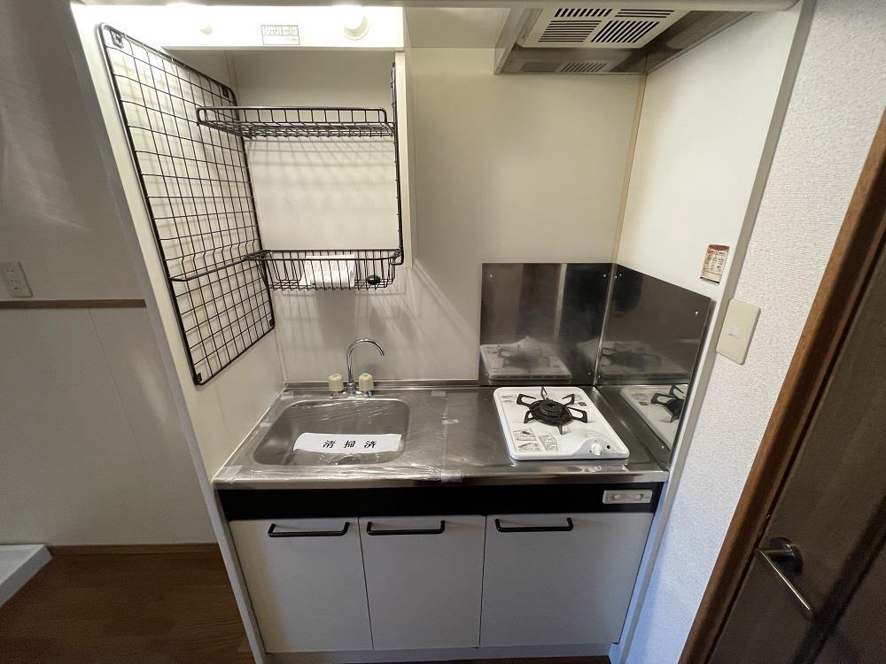 キッチン　1口ガスコンロ付