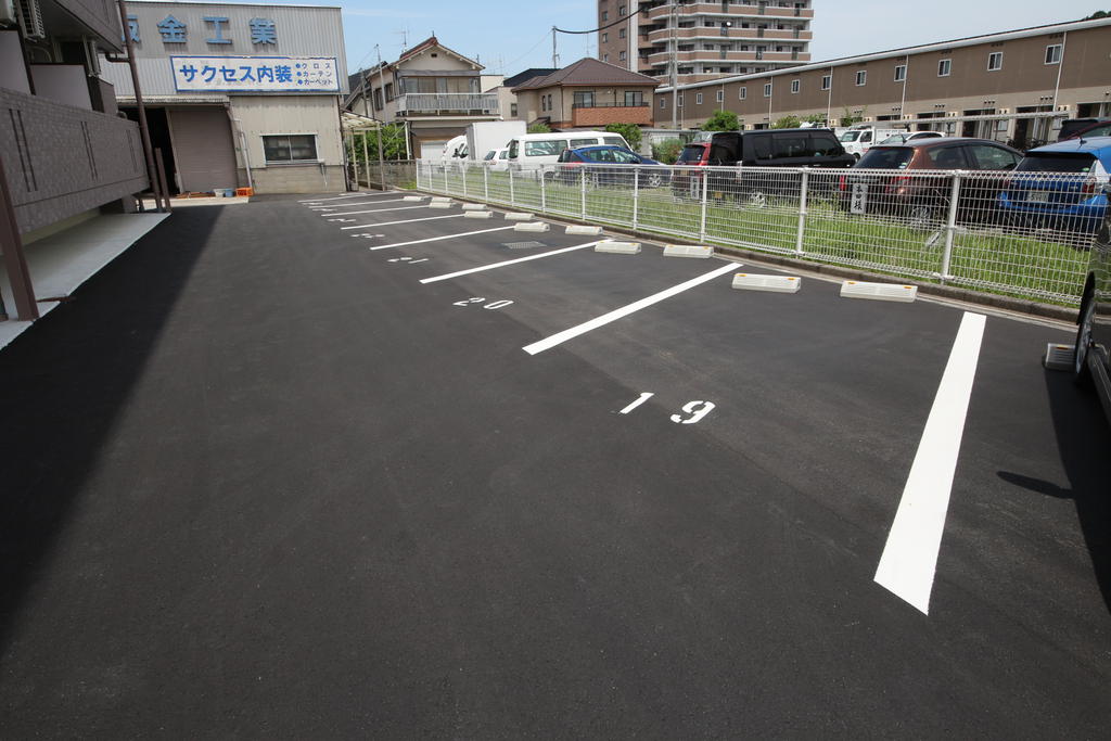 駐車場　昨年整備済み