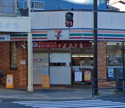 コンビニ　セブンイレブン 横浜大口通店（コンビニ）まで491m