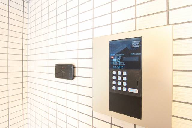 セキュリティ　オートロックでセキュリティも安心ですね