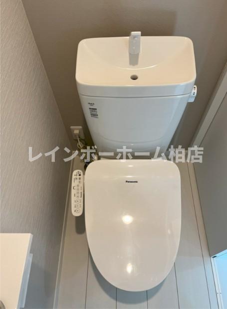 トイレ　ゆったりとした空間のトイレです