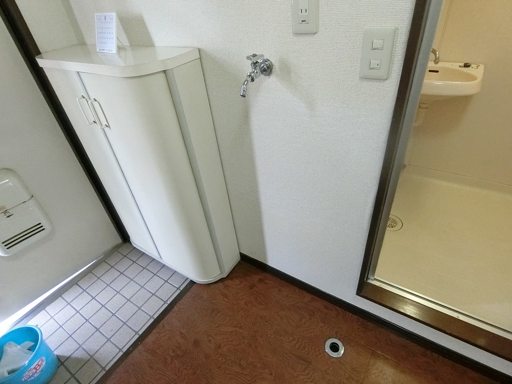 洗面設備　室内洗濯機置場