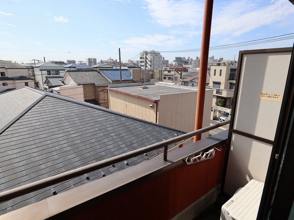 バルコニー　陽当り良好のバルコニー