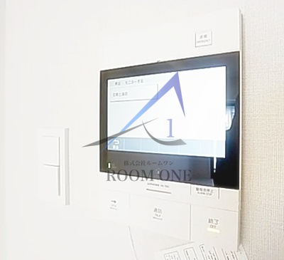 セキュリティ　モニター付きインターホンです。