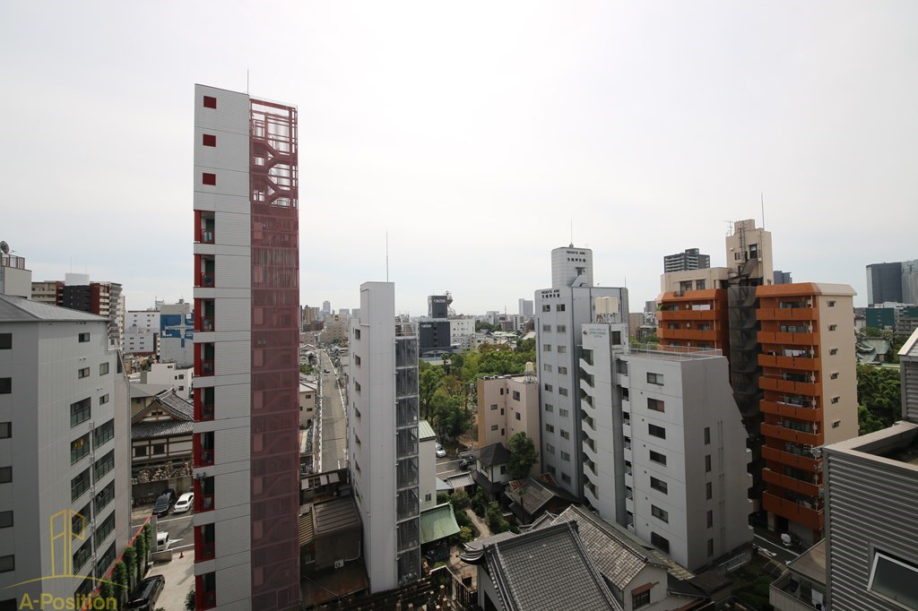 眺望　プレサンス谷町九丁目駅前