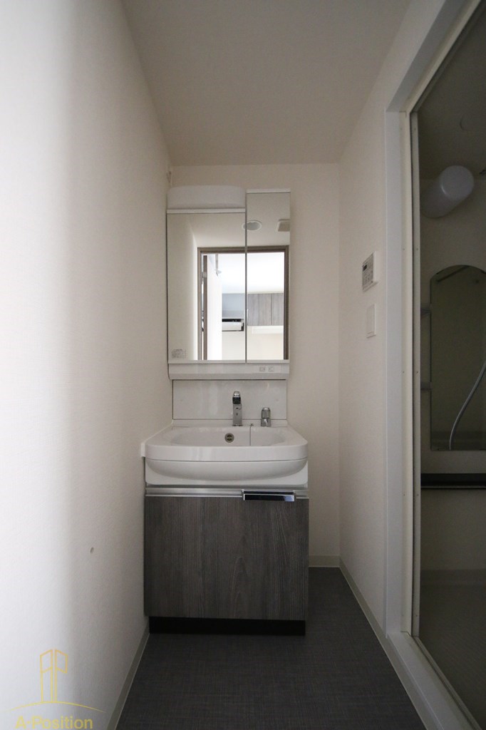 洗面設備　プレサンス谷町九丁目駅前