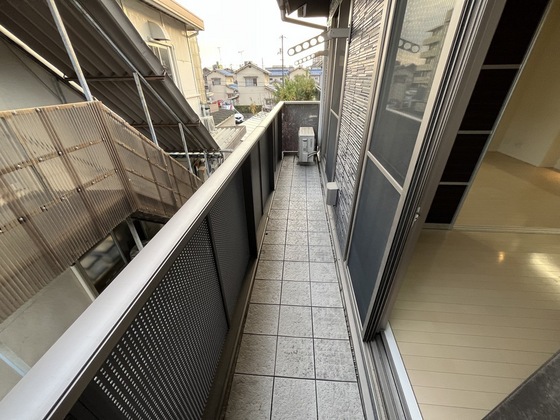 バルコニー　※別部屋の写真です