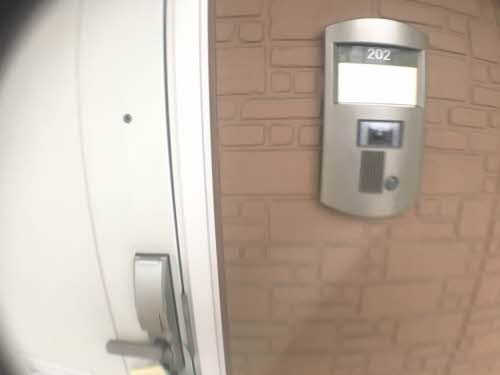 セキュリティ　カラーモニタ付きドアホン