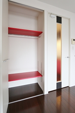 収納　収納力あるクローゼットです