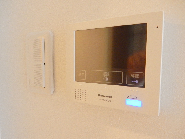 セキュリティ　モニター付きインターホンです♪
