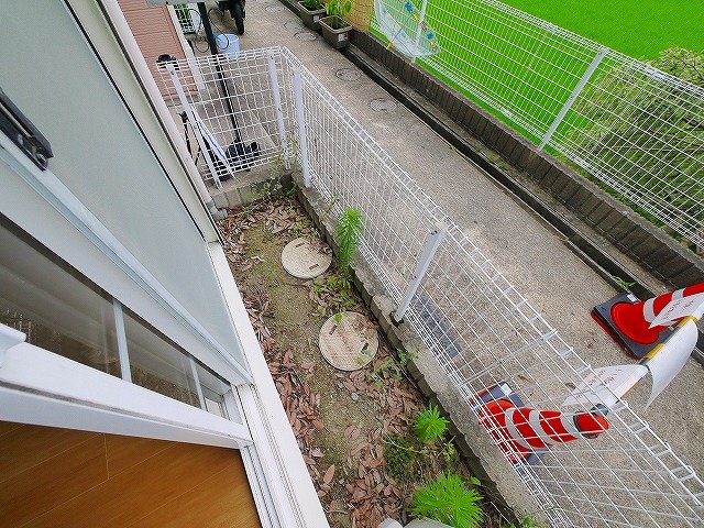 バルコニー　落ち着いた時間を過ごせるバルコニーです