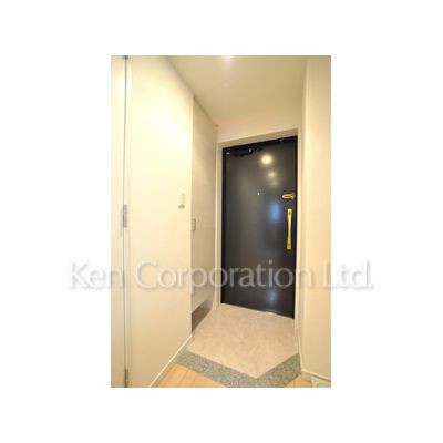 玄関　同タイプ4階のお部屋を撮影。仕様が異なることがあります。