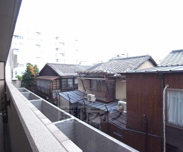 眺望　聖護院の古い町並みが見渡せます。