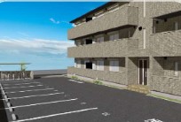 駐車場　完成予想図