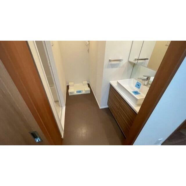 洗面設備　室内洗濯機置場