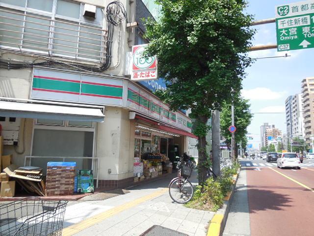 コンビニ　セブン-イレブン 千住宮元町店（コンビニ）まで258m