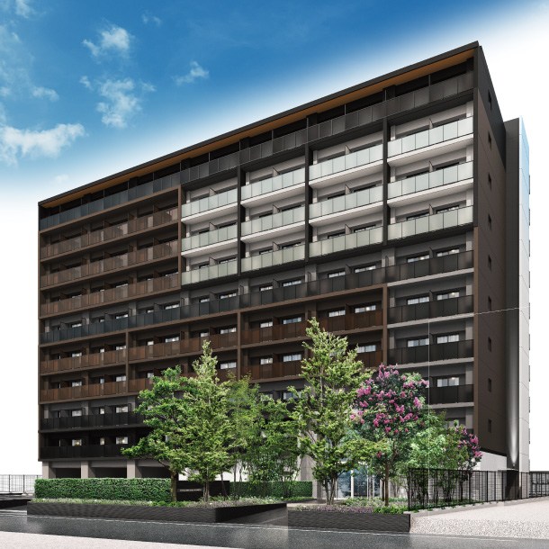 建物外観　※イメージパース・完成予想図となります。