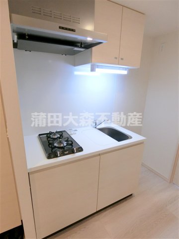 キッチン　2口ガスシステムキッチン