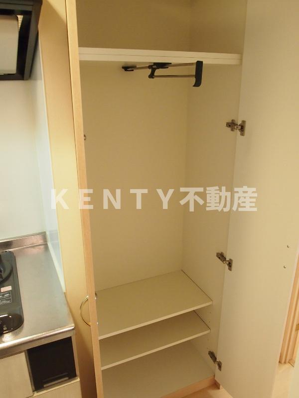 収納　大きなスペースがあり、収納には困りません