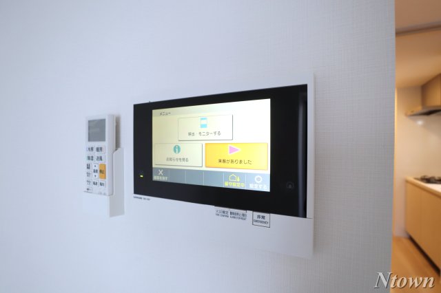 セキュリティ　モニター付きインターホンです