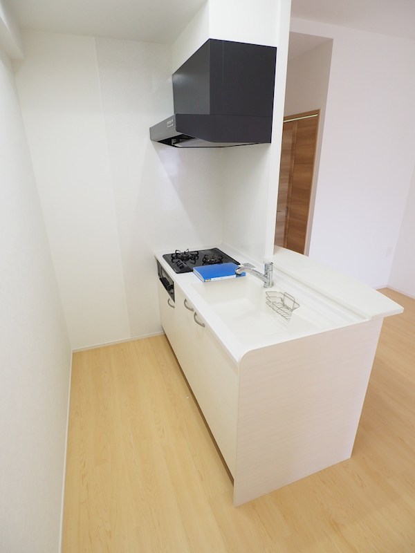 キッチン　2口コンログリル付きカウンターキッチン♪